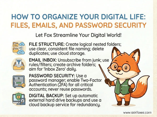 How to Organize Your Digital Life: Files, Emails, and Password Security How to Organize Your Digital Life: Files, Emails, and Password Security