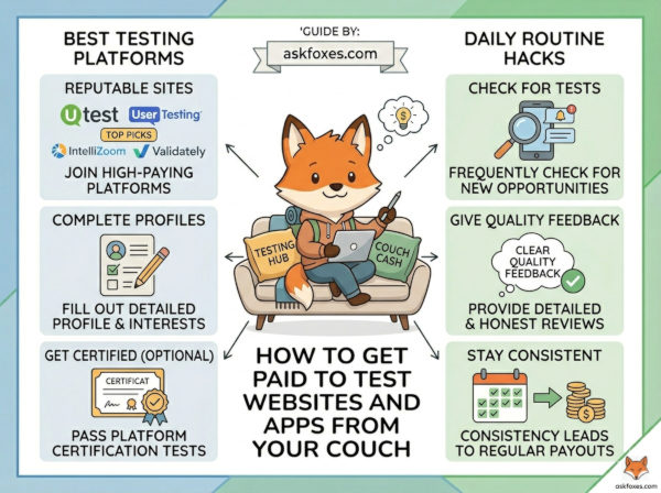 How to Get Paid to Test Websites and Apps from Your Couch How to Get Paid to Test Websites and Apps from Your Couch