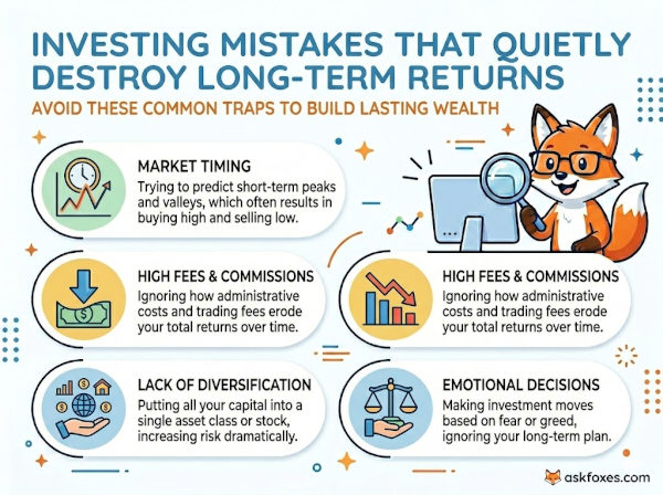 Investing Mistakes That Quietly Destroy Long-Term Returns Investing Mistakes That Quietly Destroy Long-Term Returns